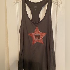 NWT Bar Method glitter STAR Tank Top size XL